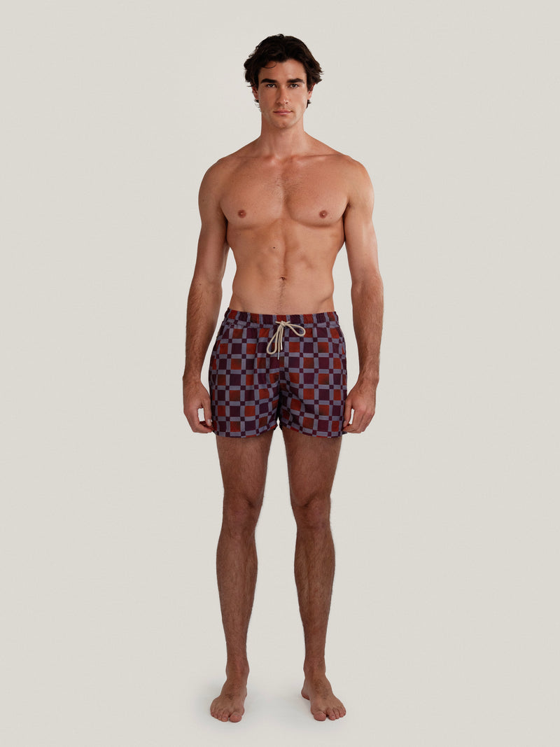 Boardwalk Trunk Plum Tile
