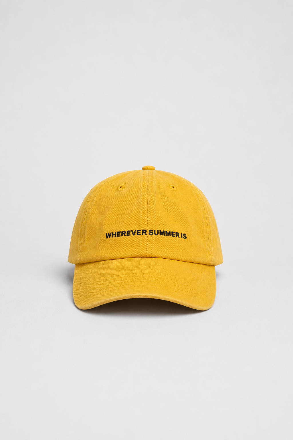 Wherever Summer Is Hat in Yellow
