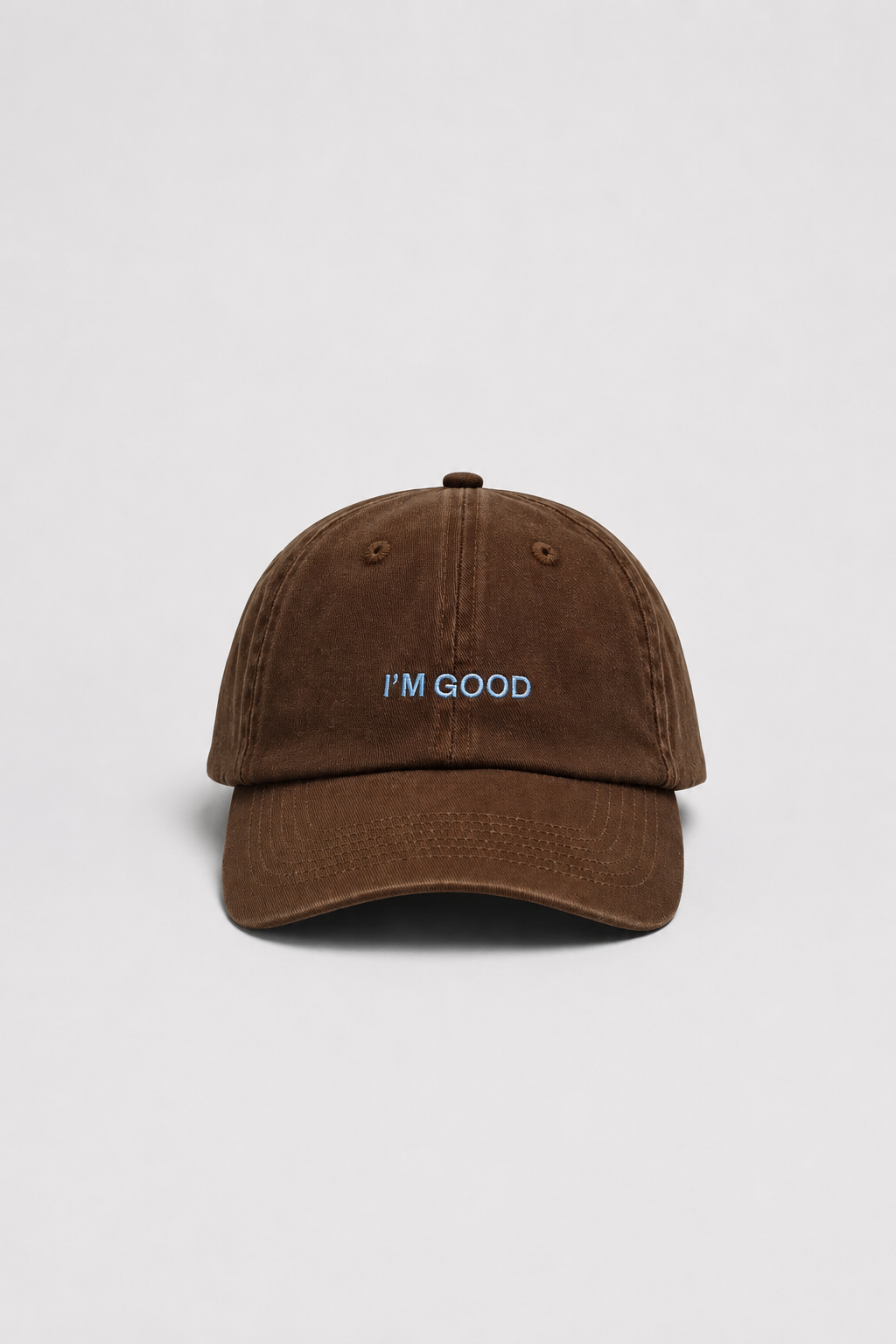 I'm Good Hat in Brown