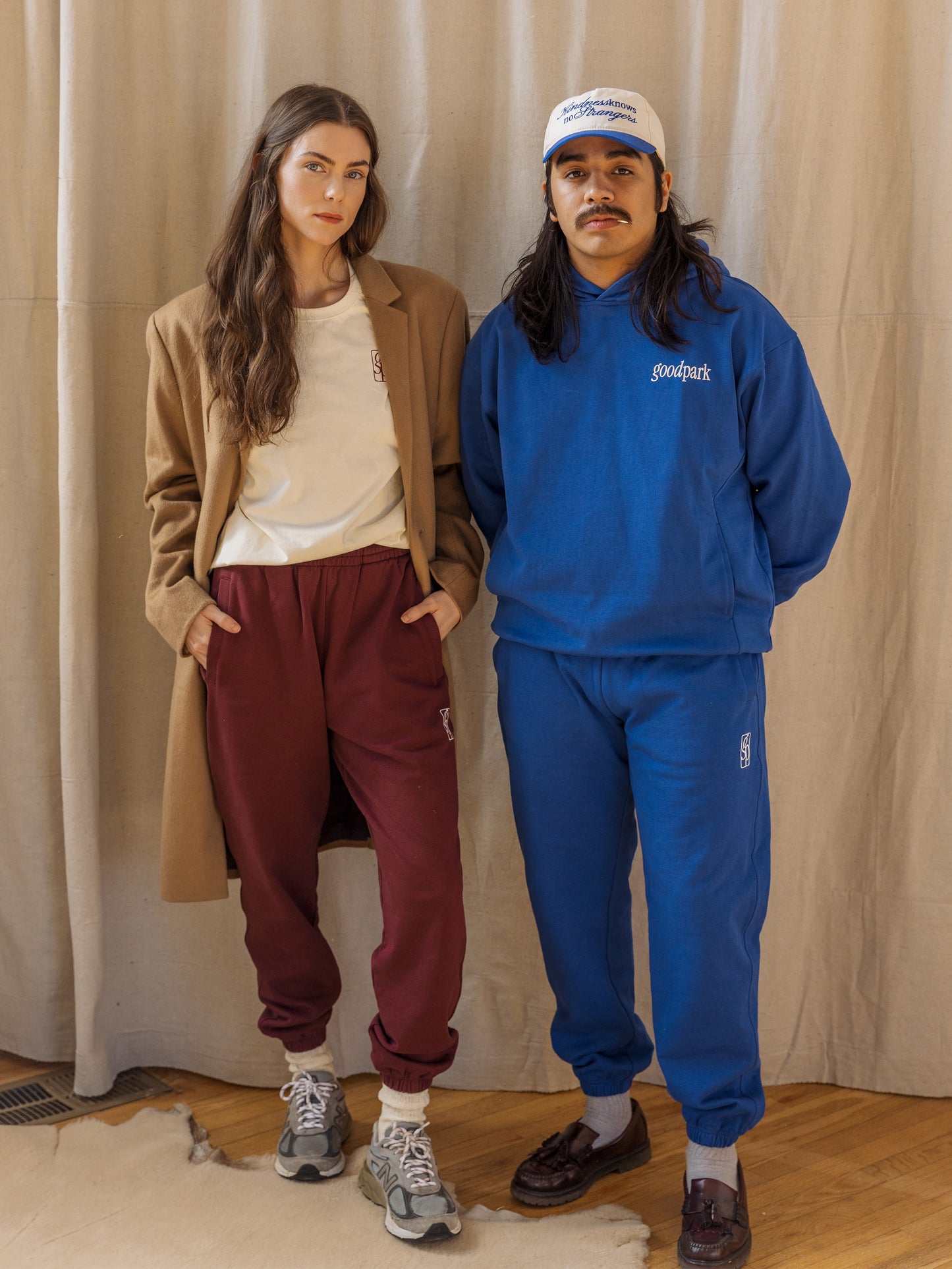 GoodPark Heavyweight Sweatpants in Maroon