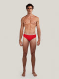 Ribbed Dune Brief Scarlet