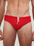 Ribbed Dune Brief Scarlet