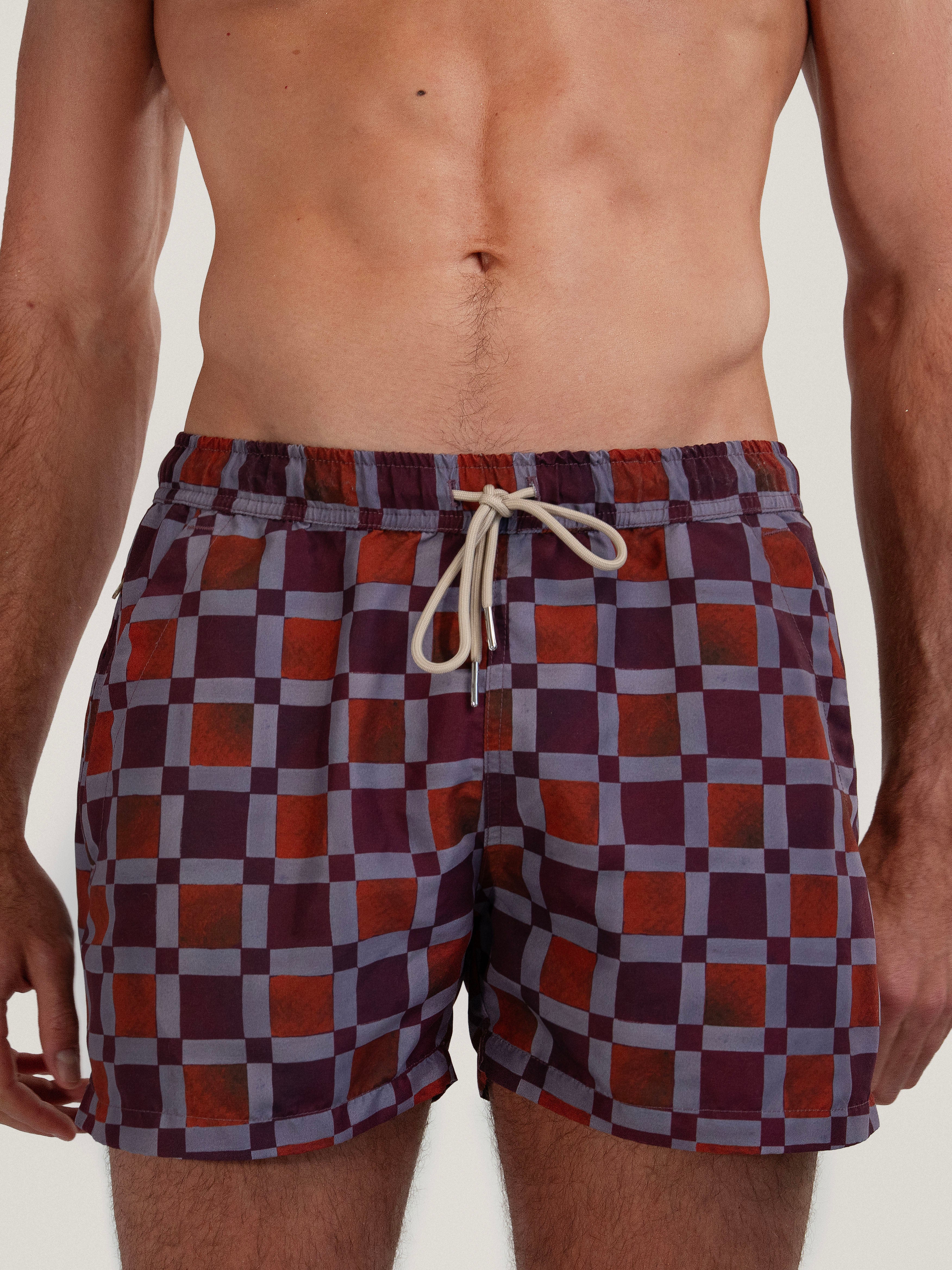 Boardwalk Trunk Plum Tile
