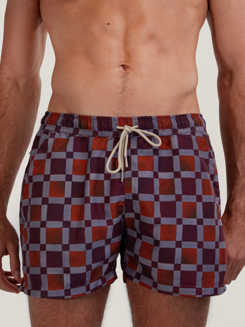 Boardwalk Trunk Plum Tile
