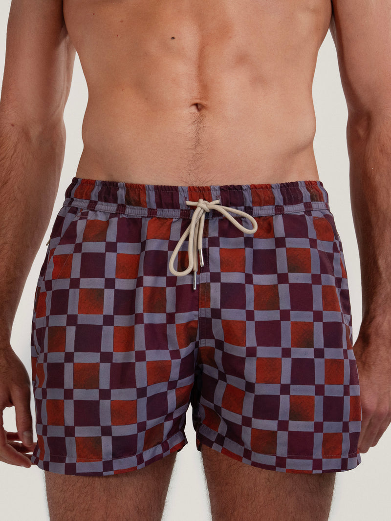 Boardwalk Trunk Plum Tile