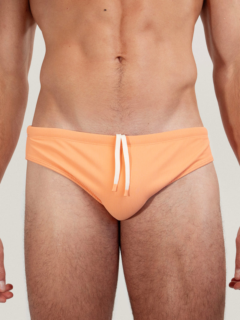 Ribbed Dune Brief Cantaloupe
