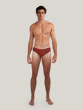 Ribbed Dune Brief Rust