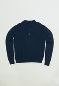 Meadow Knit Polo in Midnight