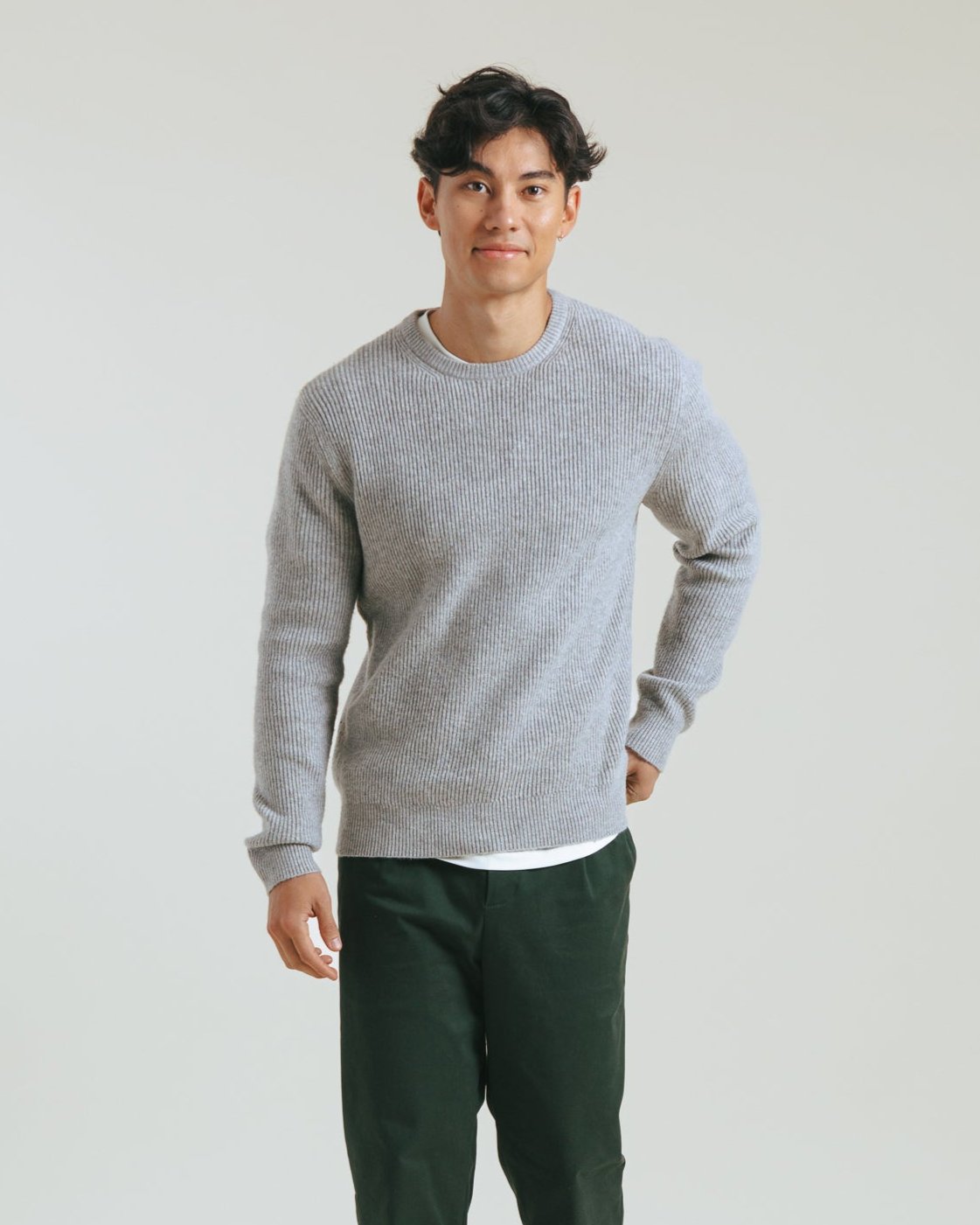 トップス VICK SWEAT CREW 100 Gray Sweatshirts With Crew Neck