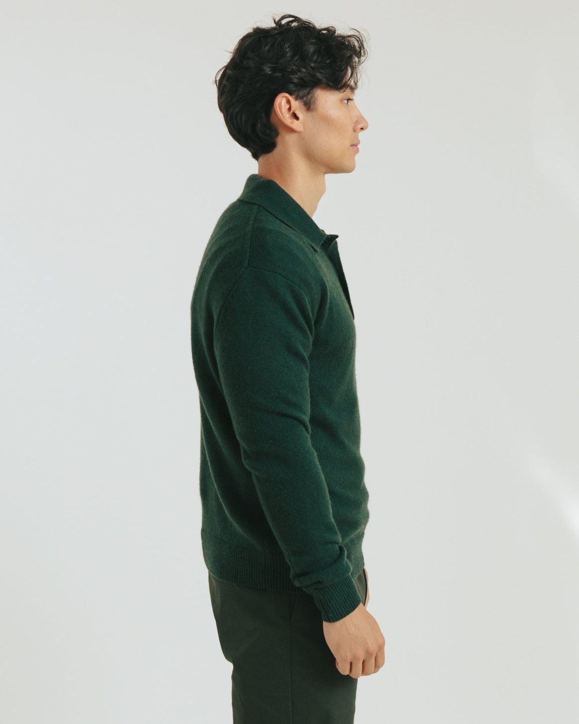Meadow Knit Polo in Thicket