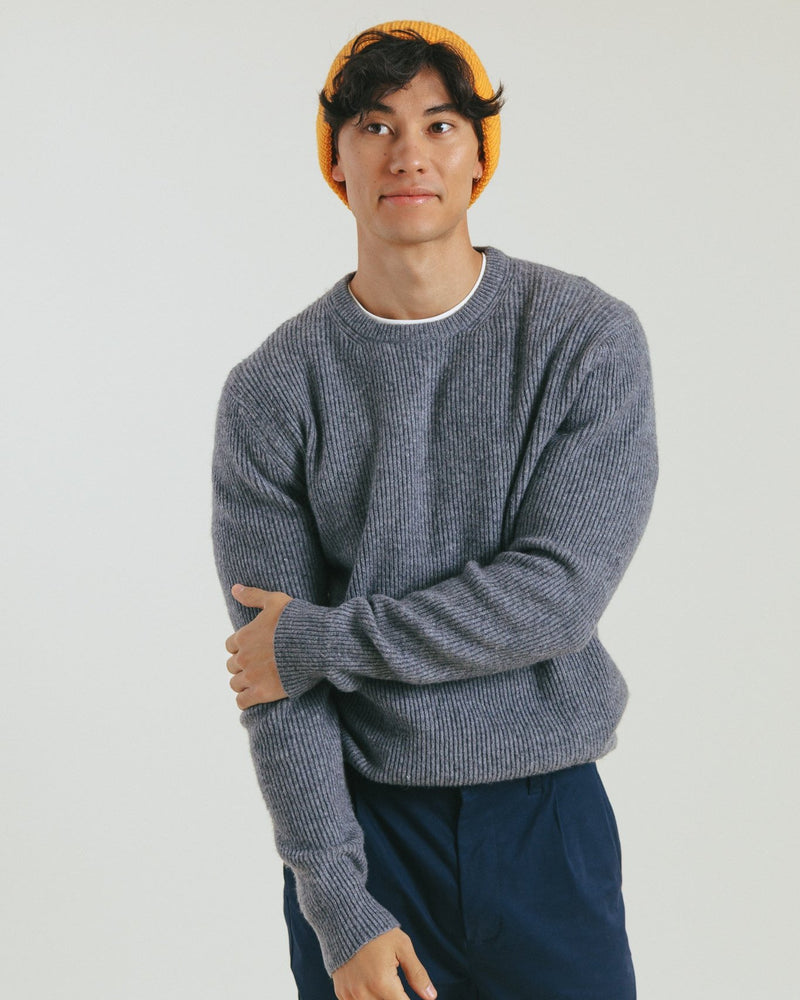 Carousel Crew Sweater in Overcast