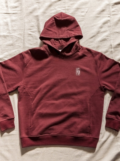 Something Good Heavyweight Hoodie in Maroon