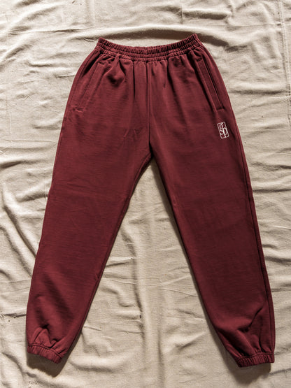 GoodPark Heavyweight Sweatpants in Maroon