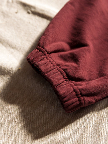 GoodPark Heavyweight Sweatpants in Maroon