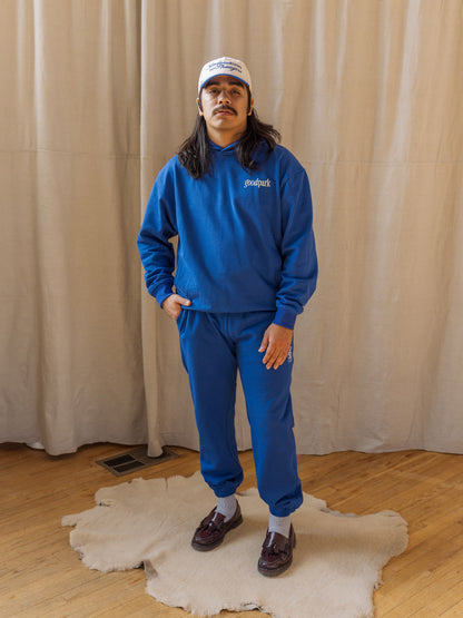 GoodPark Heavyweight Sweatpants in Cobalt